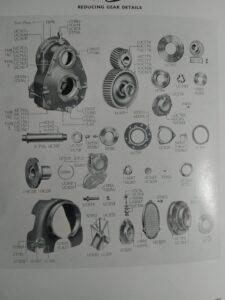 MY Blue Guitar reducing gear details specification sheet