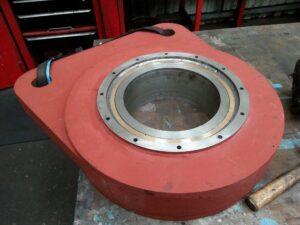 Newly fabricated part for access road project