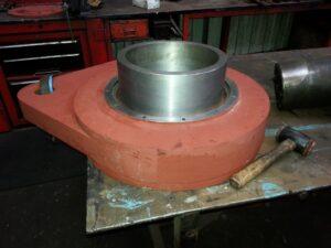 Newly fabricated part for access road project