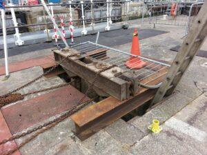 Dockside / Marine engineering project underway by Hickman Engineering