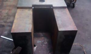 Grimsby Fish Dock - Lock gates components - Shown prior to being primed and painted