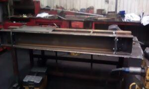 Grimsby Fish Dock - Lock gates components - Shown prior to being primed and painted