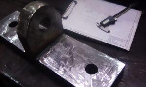 Grimsby Fish Dock - Lock gates components - Shown prior to being primed and painted