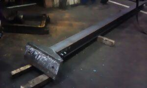 Grimsby Fish Dock - Lock gates - Prior to priming and painting