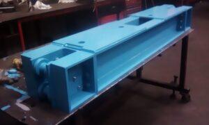 Grimsby Fish Dock - Lock gates - blasted, primed and repainted