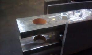 Grimsby Fish Dock - Lock gates - Line bored steel