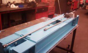 Grimsby Fish Dock - Lock gates components - Shown primed and painted