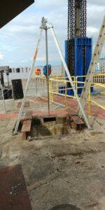 Grimsby Fish Docks - Sluice removed ready for restoration and replacement