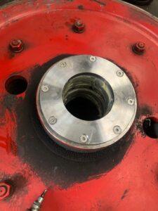 Gottwald Crane bearing in situ