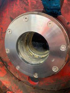 Gottwald Crane bearing in situ