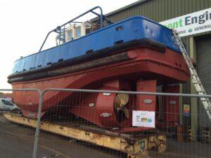 ABP Progress shown from the side - A repair and restoration project by Hickman Engineering