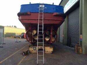 ABP Progress shown from the rear - A repair and restoration project by Hickman Engineering