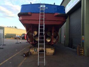 ABP Progress shown from the rear - A repair and restoration project by Hickman Engineering
