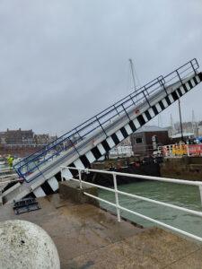 Fully operational Road Access Bridge after removal, repair and replacement by Hickman Engineering