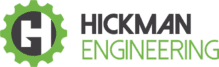 Hickman Logo Green Grey On Transparent Background