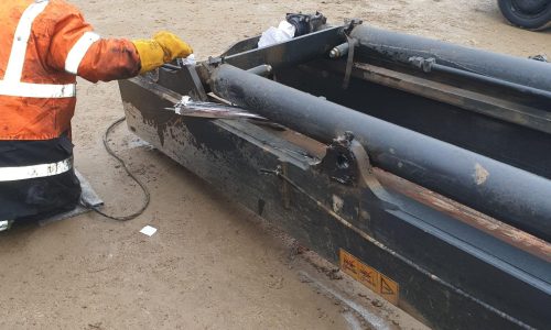 line boring in progress for ABP by Hickman Engineering