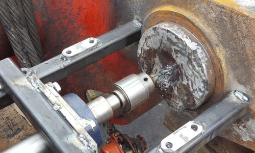 ABP Gottwald Quayside Crane Line Boring