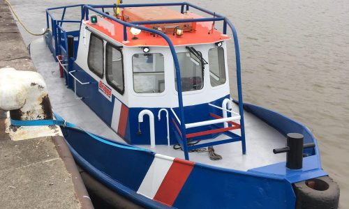 MV Ross Point Refurbishment shown finished and in the water
